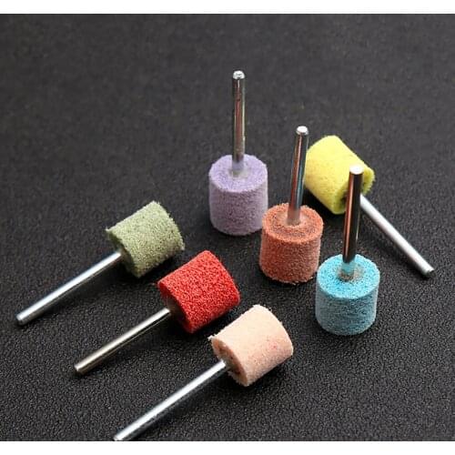 1Pcs 3mm Shank Fiber Wheel Grinding Head Abrasive Tool Accessories Polishing Wheel Jade Metal Grinding Polishing