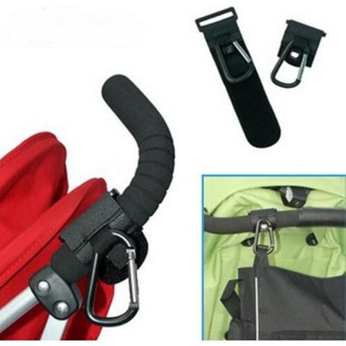 1pcs Stroller Hooks Wheelchair Stroller Pram Carriage Bag Hanger Hook Baby Strollers Shopping Bag Clip Stroller Accessories New
