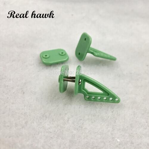 10 pcs 6 color With Screws hollow Pin Horns 20x27 4hole L20xH27 RC Airplanes Parts Electric Planes For Aeromodelling RC parts