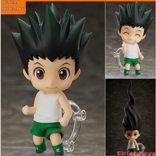 100% Original: HUNTER x HUNTER Gon Freecss Q version figma PVC Action Figure Anime Figure Model Toys Figure Collection Doll Gift