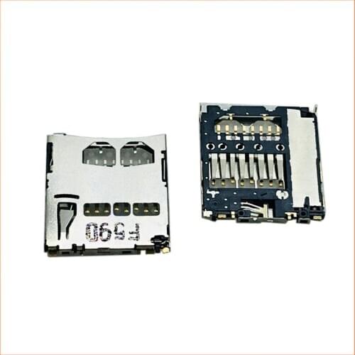 10XMicro SD TF Card Samsung 8PIN i9000 i9100 Tray Slot Holder Reader Adapter Motherboard Patch HTC G11 G14 Socket Connector ALPS