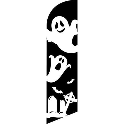 110g Knitted Polyester Santa Garden Decorarion Advertising Beach Feather Halloween Decor Flags