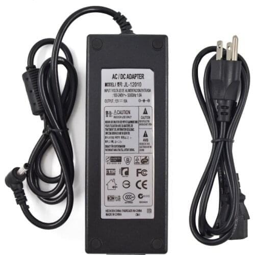 20pcs AC 100V-240V to DC 12V 10A Switching Power Supply Converter Adapter For LED Strip light