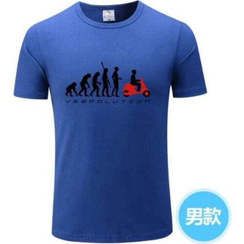 2021 VESPOLUTION Dirt Evolution Vespa Motocross Men T Shirt Women Short Sleeve T-Shirt Casual PX 125 Top Tees Motorcycle TShirts