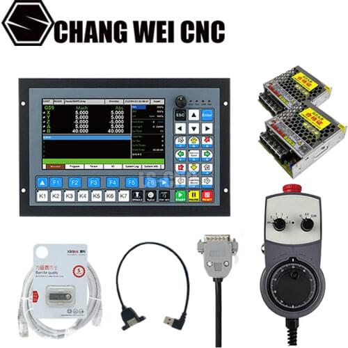 DDCS-EXPERT 3/4/5 Axis CNC Standalone Offline Controller Support Close-loop Stepper/ATC Controller Replace DDCSV3.1 stop MPG