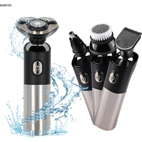 High Quality Electric Shaver USB Rechargeable Wet & Dry LCD Display Beard Trimmer Mens Razor Shaving Hair Clipper Use For Face