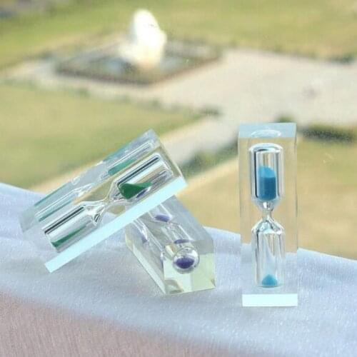 Mini Colorful Sand Clock Hourglass Timer 3 Minutes For Children Bruth Teeth Health Gift Home Decoration