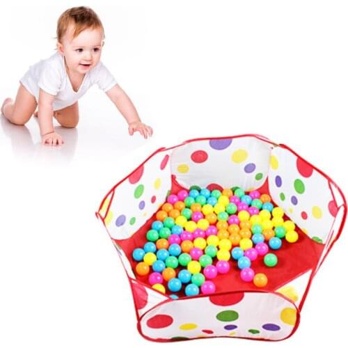 Kids Baby 1m 3.28ft Red Cartoon Foldable Ocean Ball Pit Playpen Sea Ball Pool Tent Play Game Ball Playhouse Sports Ball Toy