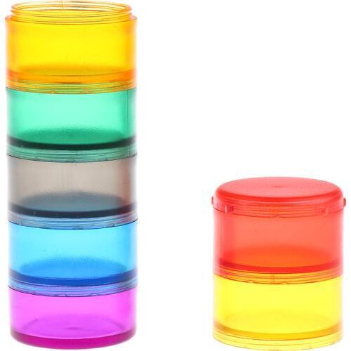 Colorful Weekly Storage Pill Box 7 Day Medicine Tray Vitamin Tablet Capsule Case Organizer Holder Portable
