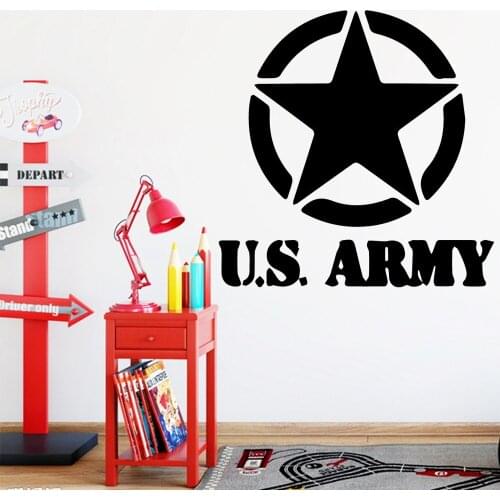 Creative US Army Wall-sticker Vinyl Wall Sticker Home Decor Stikers For Kids Living Room Decoration Accessories