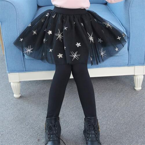 Girl Legging Skirt-pants Cake Skirts Baby Girl Spring/Autumn Warm Leggings Childrens Girls Trousers Boots For 4-12 Years Kids