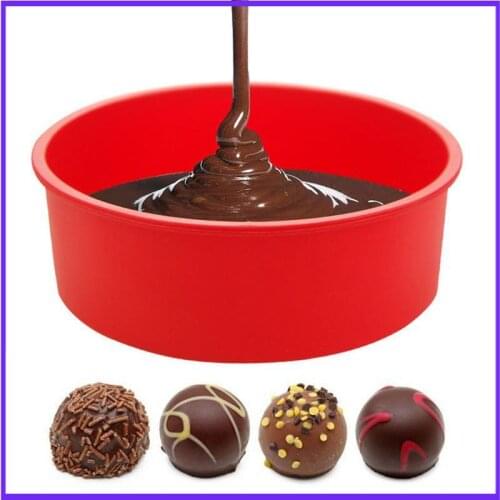 Hot Selling Silicone round Cake Oven Dish Cake Mold Household Oven Non-stick Baking Tools Factory