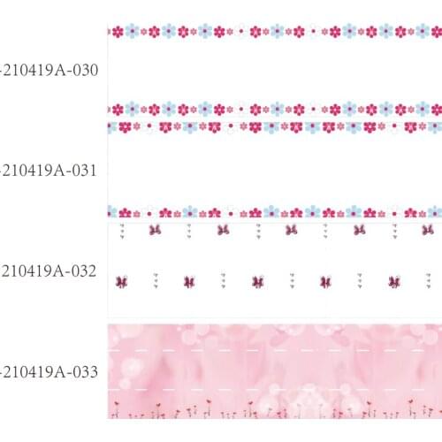 50 yards/lot) New arrival 22mm 25mm tiny flower printed grosgrain ribbon