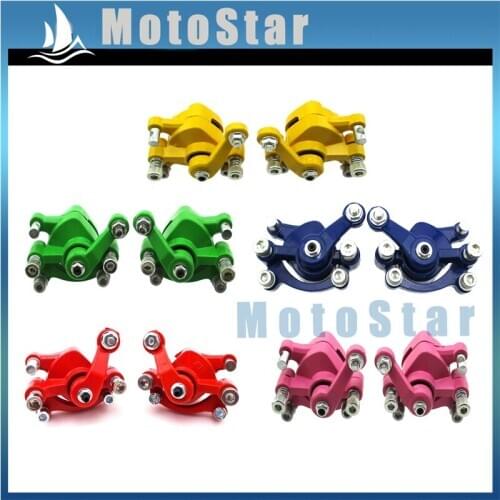 Front & Rear Disc Brake Caliper For 2 Stroke 47cc 49cc Minimoto ATV Goped Scooter Kid Dirt Bike