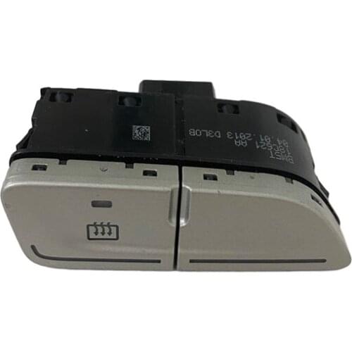 For 2012-18 Ford new Focus rear gear heating fog switch window glass defogging heating silver button