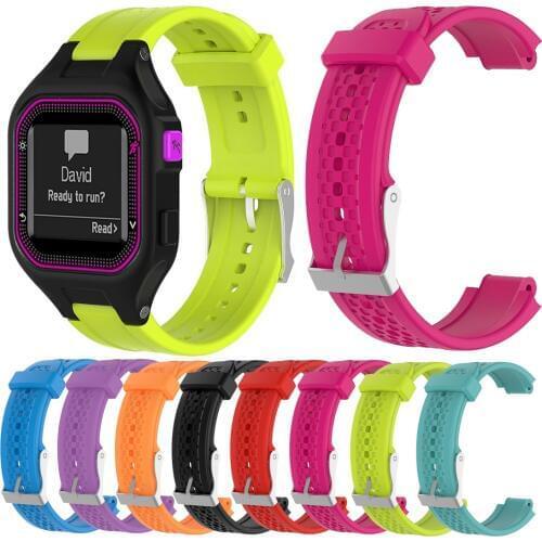 Essidi Women Rubber Watch Band Strap Tools Kit For Garmin Forerunner 25 Wristband Strap Replacement For Garmin F25 Bracelet