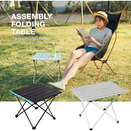 Folding Portable Table Picnic Table Barbecue Table Outdoor Camping Low Table Tea Table All Aluminum Reinforced