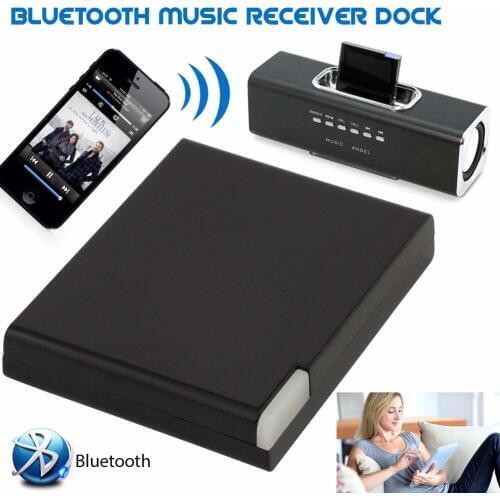 Stereo Smartphone Adapter Bluetooth V2.0 A2DP Music Receiver Adapter For iPhone For iPod 30 Pin Dock Docking Station Speaker