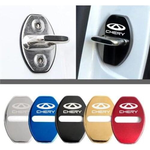 Car Styling Door Lock Covers For CHERY TIGGO 3 4 5 7 PRO 8Protective And Decoration Car Accessories Sticker