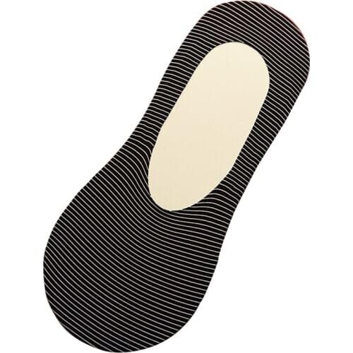 Spring Summer Women Boat Socks Soft Silicone Non-slip Comfortable Womens Ankle Socks Thin Section Stripe Invisible Socks