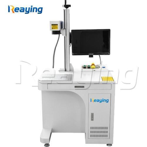 High precision fiber laser marking machine metal stainless steel with 300*300mm engraving area