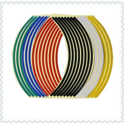 16 PCS Universal Motorcycle Wheel Reflective Sticker Bicycle Decal for YAMAHA TRophy SE TT 600 FZR 600 FZR 600R 400 RR RRSP