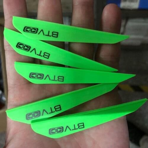 30X 3 BTV Plastic Vane for Carbon Fiberglass Wood Bolts Arrows Accessories Archery Bow Free Shipping
