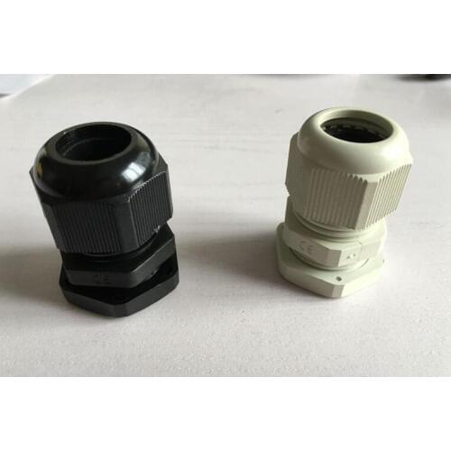 5pcs M30*1.5 Nylon cable waterproof connector plastic cable fixed head