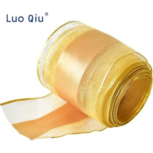 6.5cm wide gold color birthday gift bag with diy Christmas butterfly decorations wedding party supplies