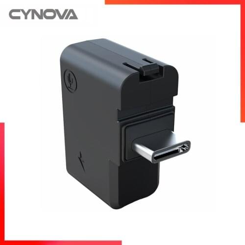 CYNOVA Audio Adapter for Insta360 ONE X2 Mic Adapter Microphone Charging Cable Connector for Insta360 one x2 Panoramic Camera