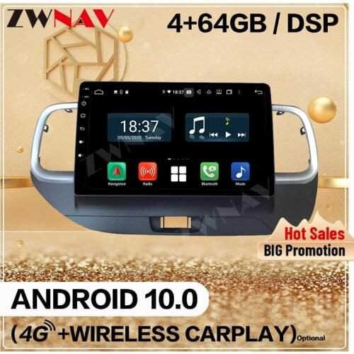 128GB Double Din For Hyundai Venue 2019 2020 Android 10 Multimedia Meidia Player Car Audio Radio GPS Navi Head Unit Auto Stereo