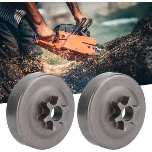 2Pcs Zinc Alloy Chainsaw Clutch Drum Sprocket Fit For STIHL 017 018 021 023 025 MS170 MS180 210 230 250 1125 640 2003 Saw Acces