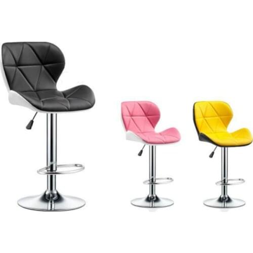 Bar Chair Lift Bar Chair Fashion Creative Beauty Stool Rotating Household Modern Backrest High Bar Table Stool