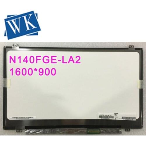 Free Shipping! N140FGE-LA2 N140FGE-L31 N140FGE-L32 LP140WD2-TLB1 LP140WD2-TLD4 B140RW02 V2 Laptop Lcd Screen 1600*900 LVDS 40pin