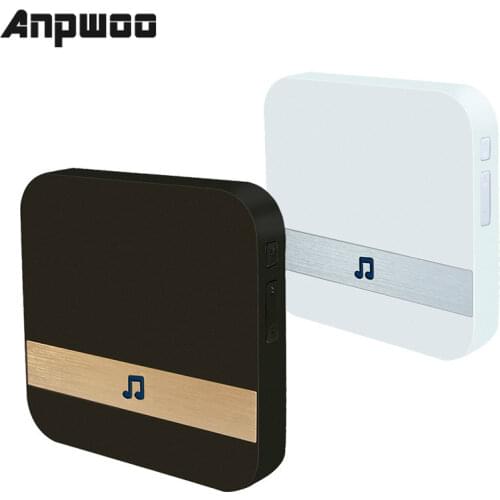ANPWOO 433MHz Wireless Wifi Smart Video Doorbell Chime Music Receiver Home Security Indoor Intercom Door Bell Receiver 10-110dB