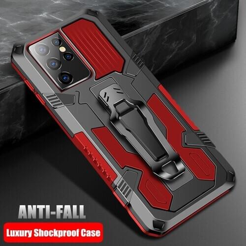 For Samsung Galaxy S21 Ultra Plus A12 A21S M51 M31 S21+ 5G Magnet Case Belt Clip Armor Cover For Samsung M11 M21 Note 20 Ultra