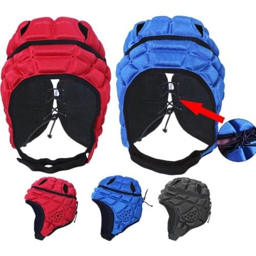 Children Professional Football Goalkeeper Helmet Kids Soccer Rugger Cap Headguard Goalie Roller Child Skating Hat