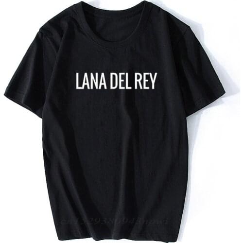 Lana Del Rey Print Men Letter T Shirt Casual Funny Shirt for Man Black Whtie Top Tee Funny Hipster Funny Music Tee Shirt