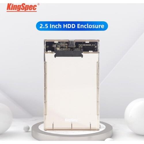 KingSpec 2.5 HDD Hard Disk Enclosure SATA to USB adapter HDD Case for 2.5 Inch HDD SATA SSD Disk External hdd enclosure USB 3.0