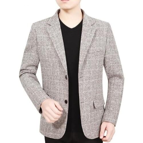 Mens Slim Fit Blazer Slim Masculino Business Casual Mens Stylish Blazer Spring Autumn Blazers