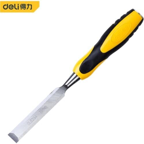 Deli High Carbon Steel Wood Carving Chisel Set Manganese Blades Chisel for Woodworking Carving Carpenter DIY Woodworking Tools