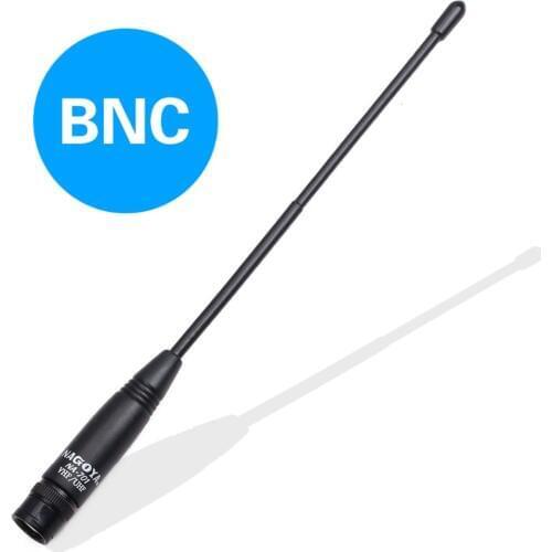 New Nagoya NA-701 BNC 144/430MHz Dual Band High Gain Soft Antenna 10W NA701 for ICOM Yeasu Kenwood Walkie Talkie Two Way Radio