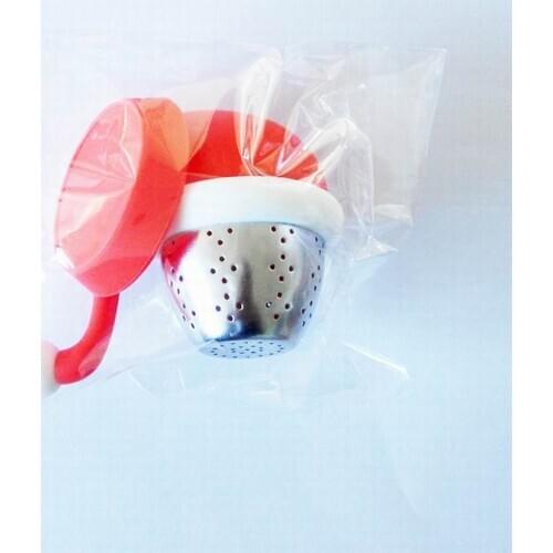 Tea Infuser Filter Silicone Santa Claus Design Loose Strainer Herbal Spice Infuser Filter Teapots