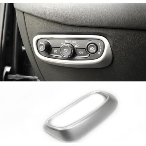 Car Styling Headlight Switch Button Controller Cover Decal Trim For Chevrolet Holden Equinox Third GE 2018 2019 2020 LHD