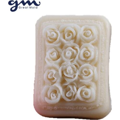 Wedding Gift Soap Mold 3D Rose Silicone Mold for Soap Decorating Craft Molds
