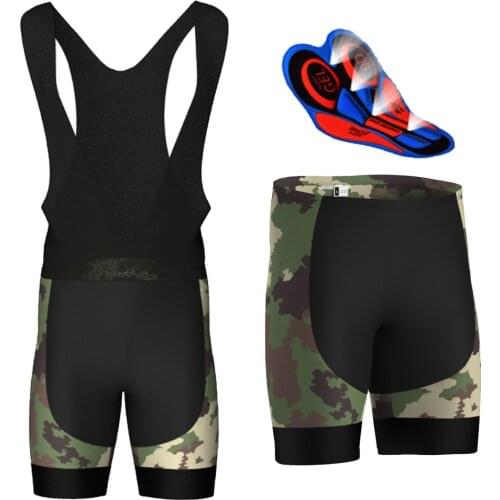 LairschDan 2021 Pro Bicycle Shorts Men Women Outdoor Bike Wear Cycling Bib Shorts MTB Riding Shorts Camouflage Culotte Ciclismo