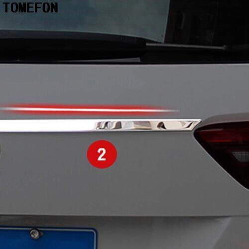 For Volkswagen VW Tiguan Second Generation 2017 2018 Rear Trunk Upper Cover Tailgate Trim Hatch Back Door Handle Molding Garnish