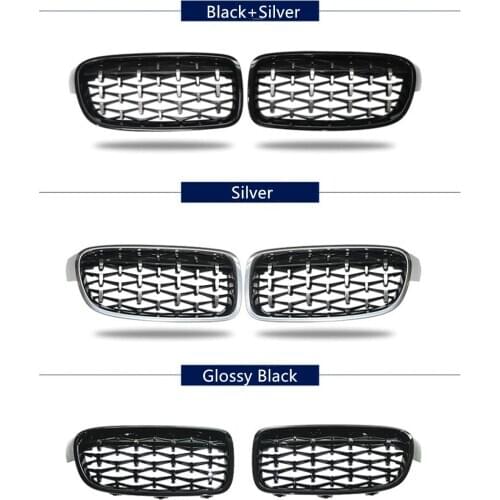 Top Quality A Pair Kidney Grill Racing Grille For Bmw F10 F18 F30 F35 G30 G38 X1 X3 X4 X5 X6 Car Tuning Front Grills