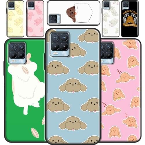 YURI!!! on ICE Makkachin For OPPO Realme 7 Pro 8 Pro Q3 C3 C21 GT Case For OnePlus 8T 9R Nord 2 7 8 9 Pro Cover