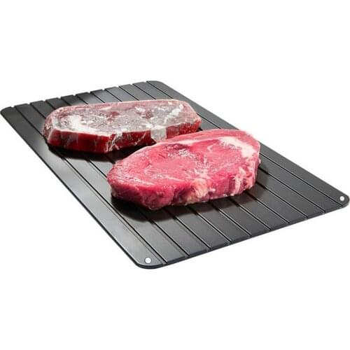 1 Pcs Fast Defrost Tray Fast Thaw Frozen Food Meat Fruit Quick Defrosting Plate Board Defrost Tray Thaw Master Kitchen Gadgets